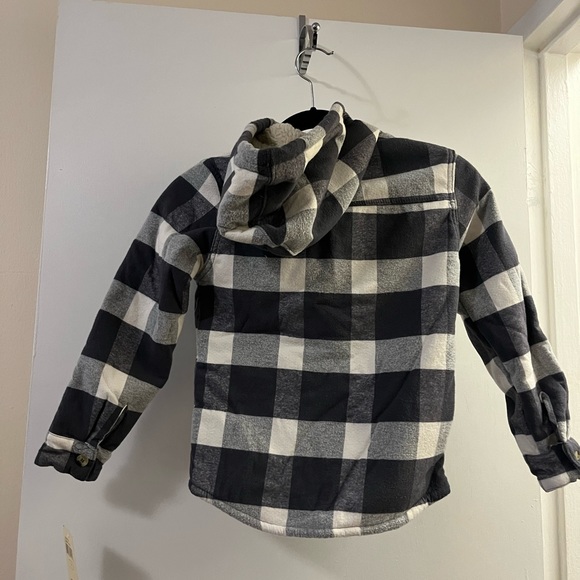 NWT LUCKY BRAND - Boys Plaid Button Down Lined Jacket - size 7 - Picture 2 of 6